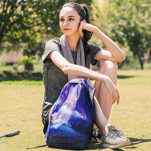 Purple Backpack for women