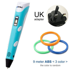 blue 3d pen for UK