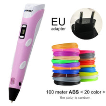 Load image into Gallery viewer, Pink 3d pen for EU