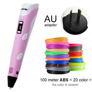Pink 3d pen for AU