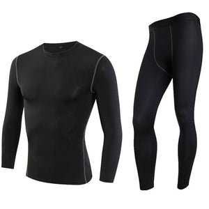 Men's Thermal Sport Underwear Set 4 Seasons Warm Base Layers Set clothing